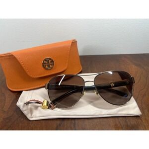 Tory Burch TY6051 Sunglasses Brown Polarized Women's Designer Eyewear